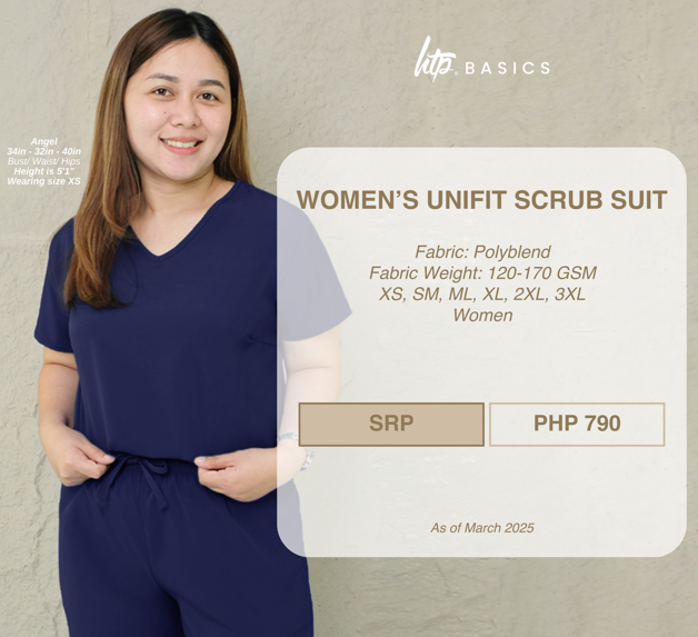 HTP Basics Women's Unifit Scrub Suit - Uniform for Nurse Doctor Clinic Spa Salon #2