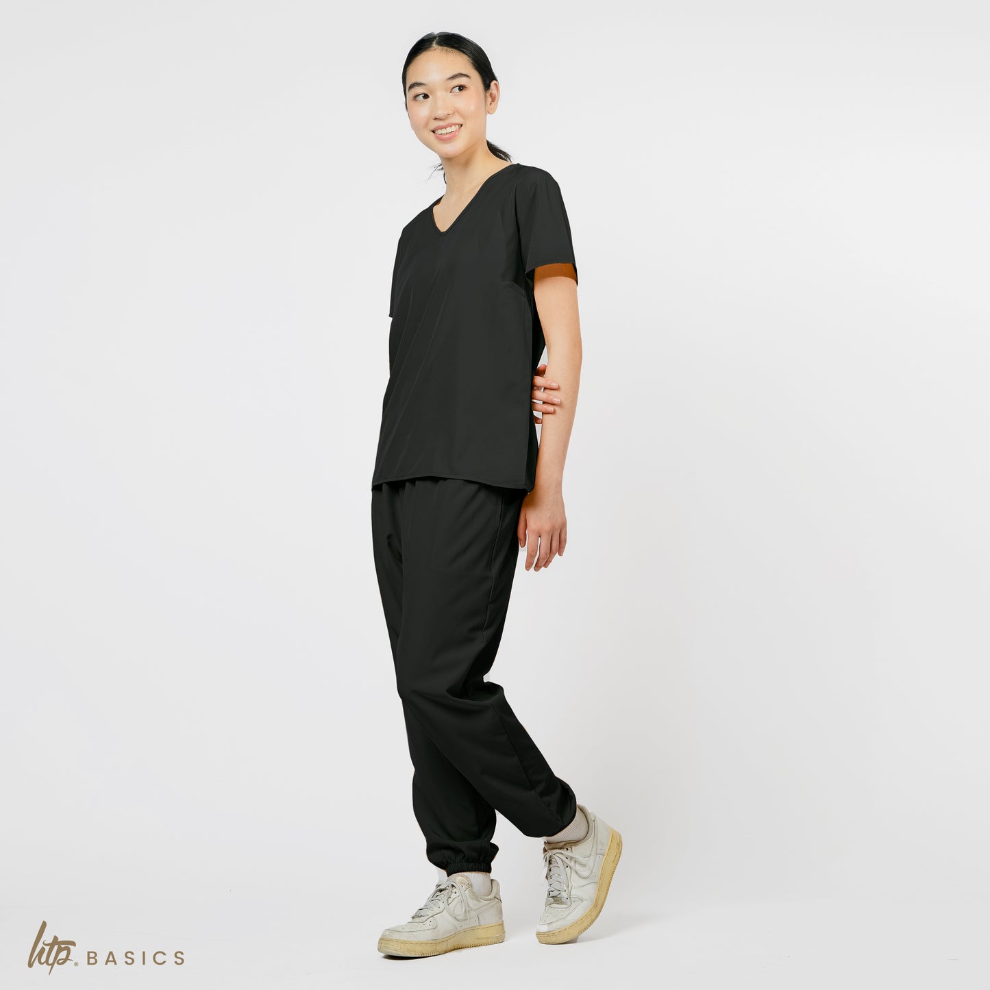 HTP Basics Women's Unifit Scrub Suit - Uniform for Nurse Doctor Clinic Spa Salon & more