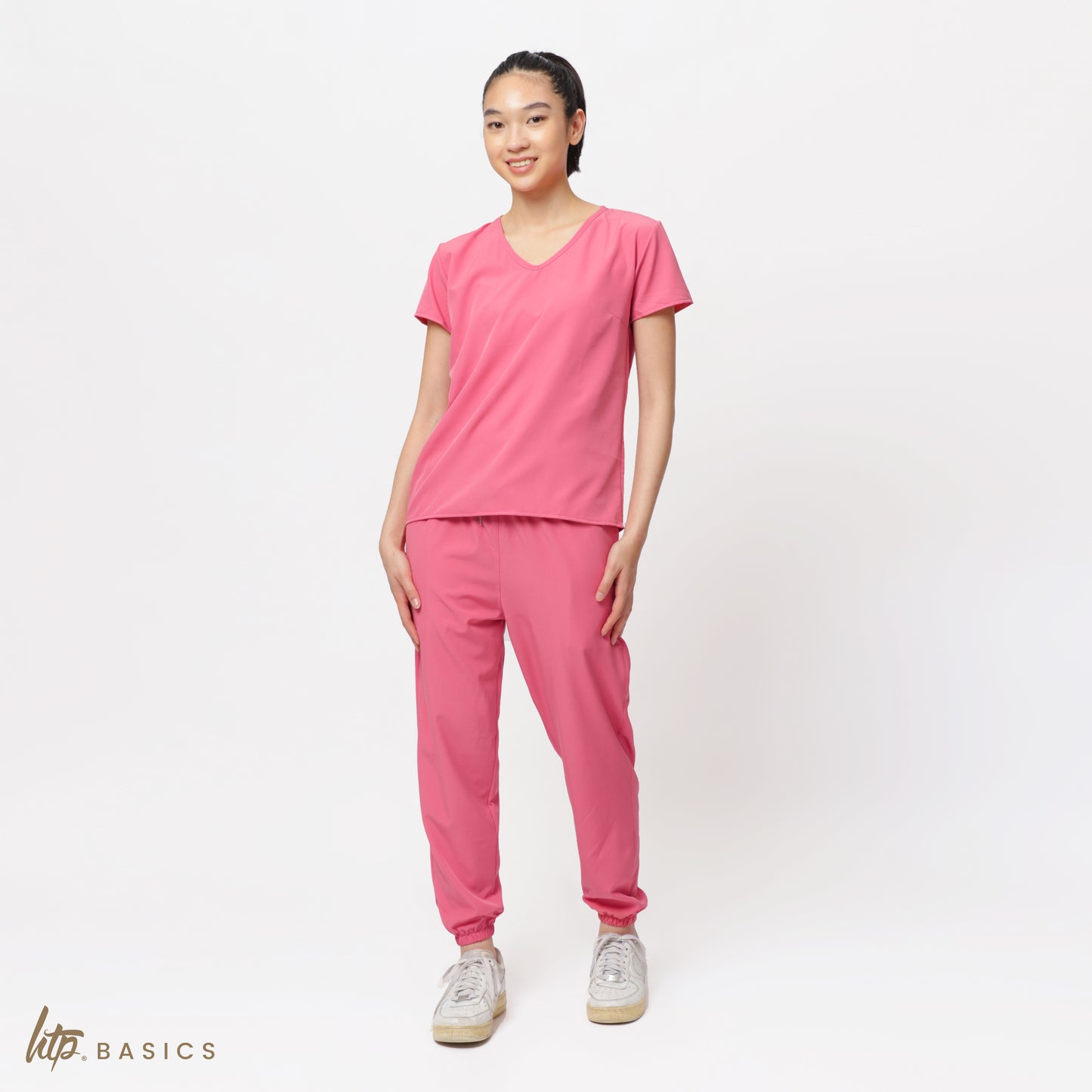 HTP Basics Women's Unifit Scrub Suit - Uniform for Nurse Doctor Clinic Spa Salon & more