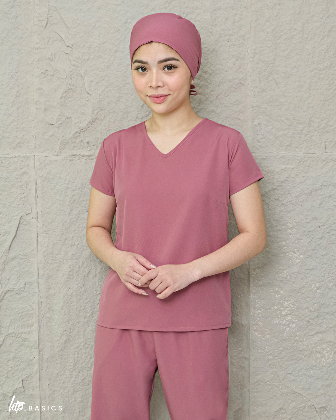 HTP Basics Women's Unifit Scrub Suit - Uniform for Nurse Doctor Clinic Spa Salon & more