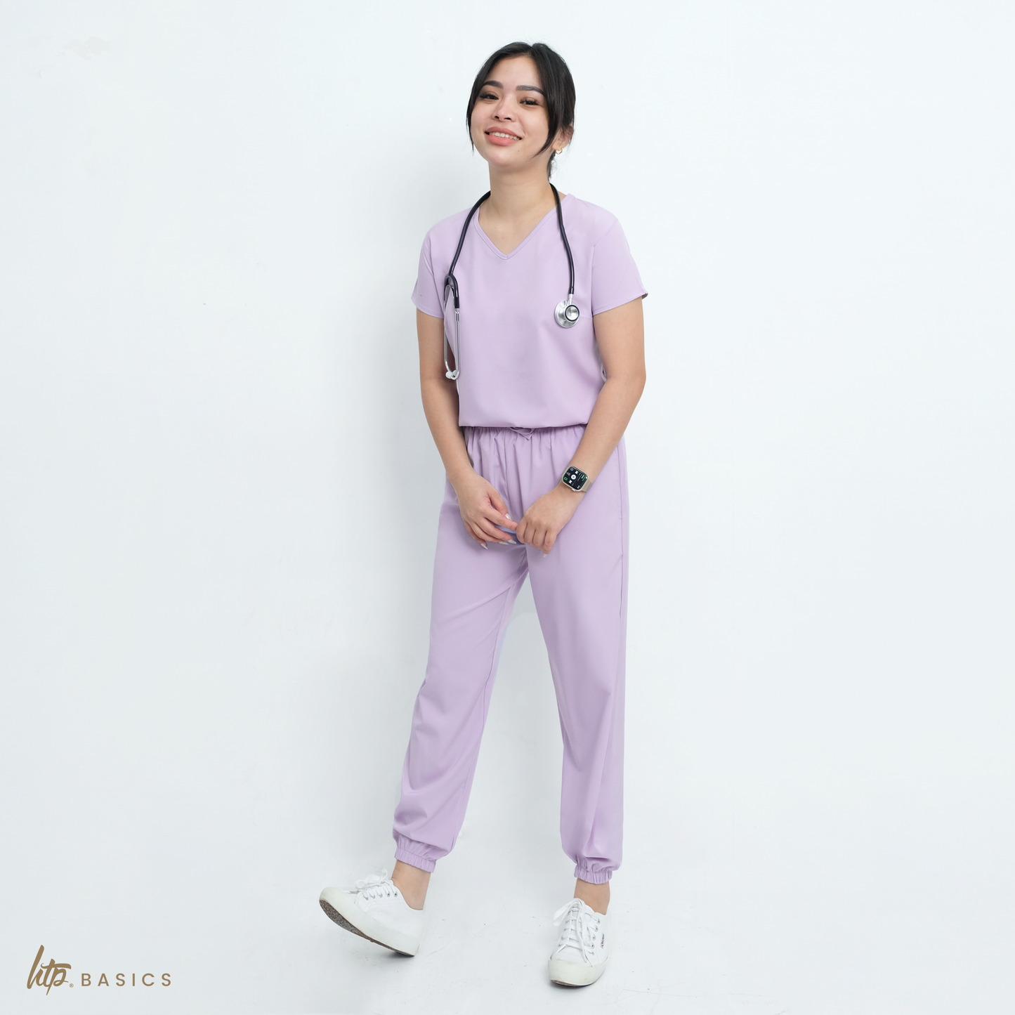 HTP Basics Women's Unifit Scrub Suit - Uniform for Nurse Doctor Clinic Spa Salon #2