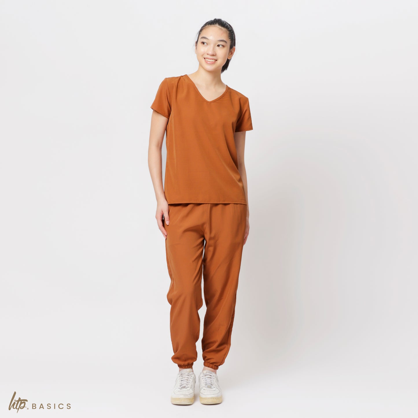 HTP Basics Women's Unifit Scrub Suit - Uniform for Nurse Doctor Clinic Spa Salon & more